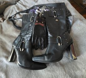 Harley clothes and boots