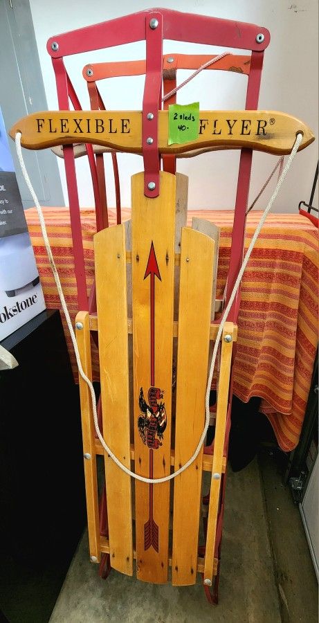 Flexible Flyer Sleds 2 For $35