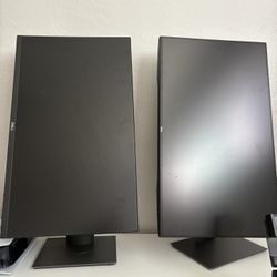 	2 Dell 24” Monitors – Perfect 