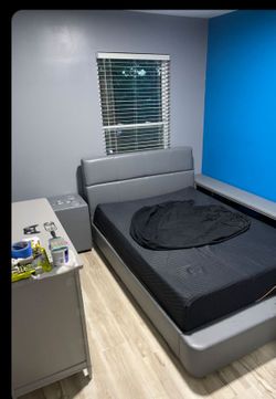 Full size bed and frame