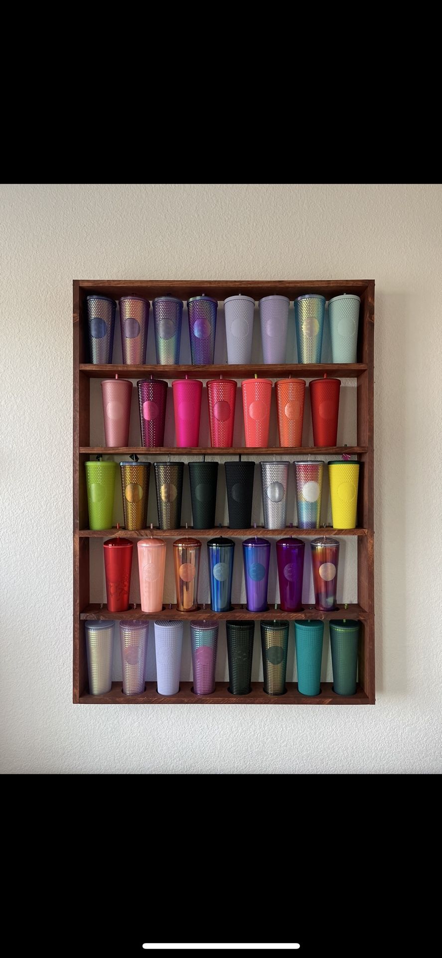 Starbucks Tumbler Display Shelf