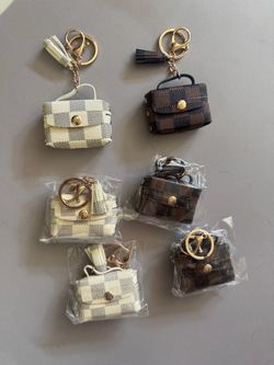 Coins bag Keychains Set of 6