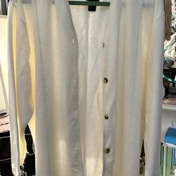 Ladies 3x JK Knit Button Front Sweater