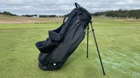 NEW SuperStroke PANTHEON OLYMPUS Stand Carry Cart GOLF BAG Black