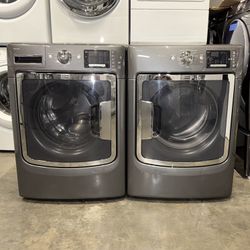 MAYTAG XL CAPACITY WASHER DRYER ELECTRIC SET FREE DELIVERY 