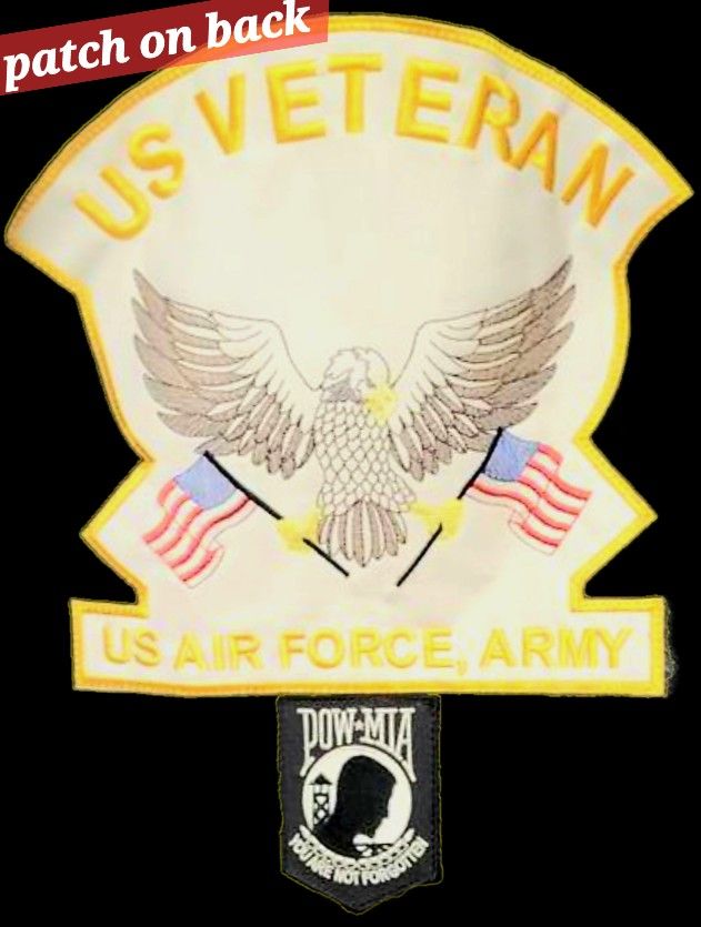 Air Force / Army Veteran Leather Jacket