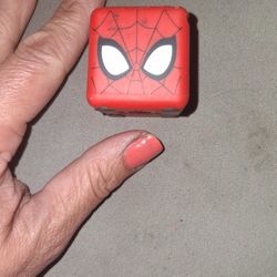 Spider-Man Web Face Square Bitty Boomers Bluetooth Mini-Speaker