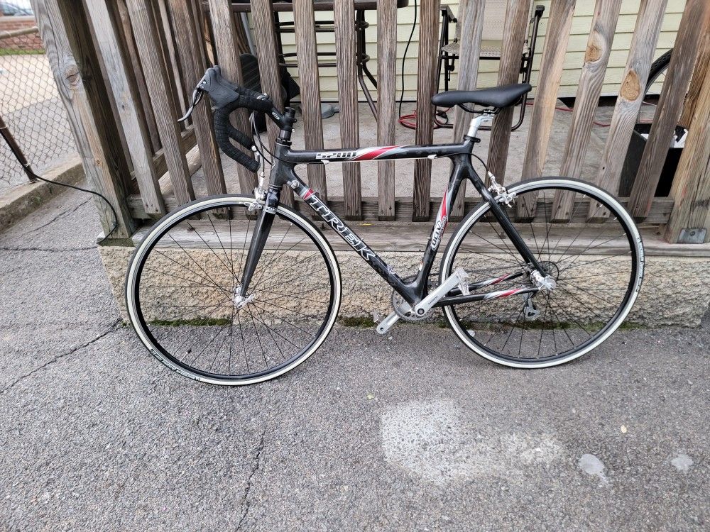 Bike Carbon Fiber Frame. Trek. Rides Very Well. Used But Good Condition