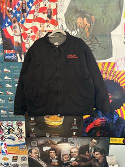 Harley Davidson Reversible Camo/Black Jacket Sz XL
