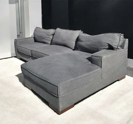 Free Delivery Grey Sectional Couch 