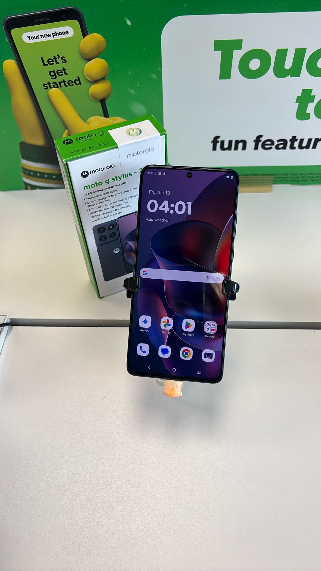 Moto G Stylus 2025 Only $50 When You Add A Line At Cricket Wireless!