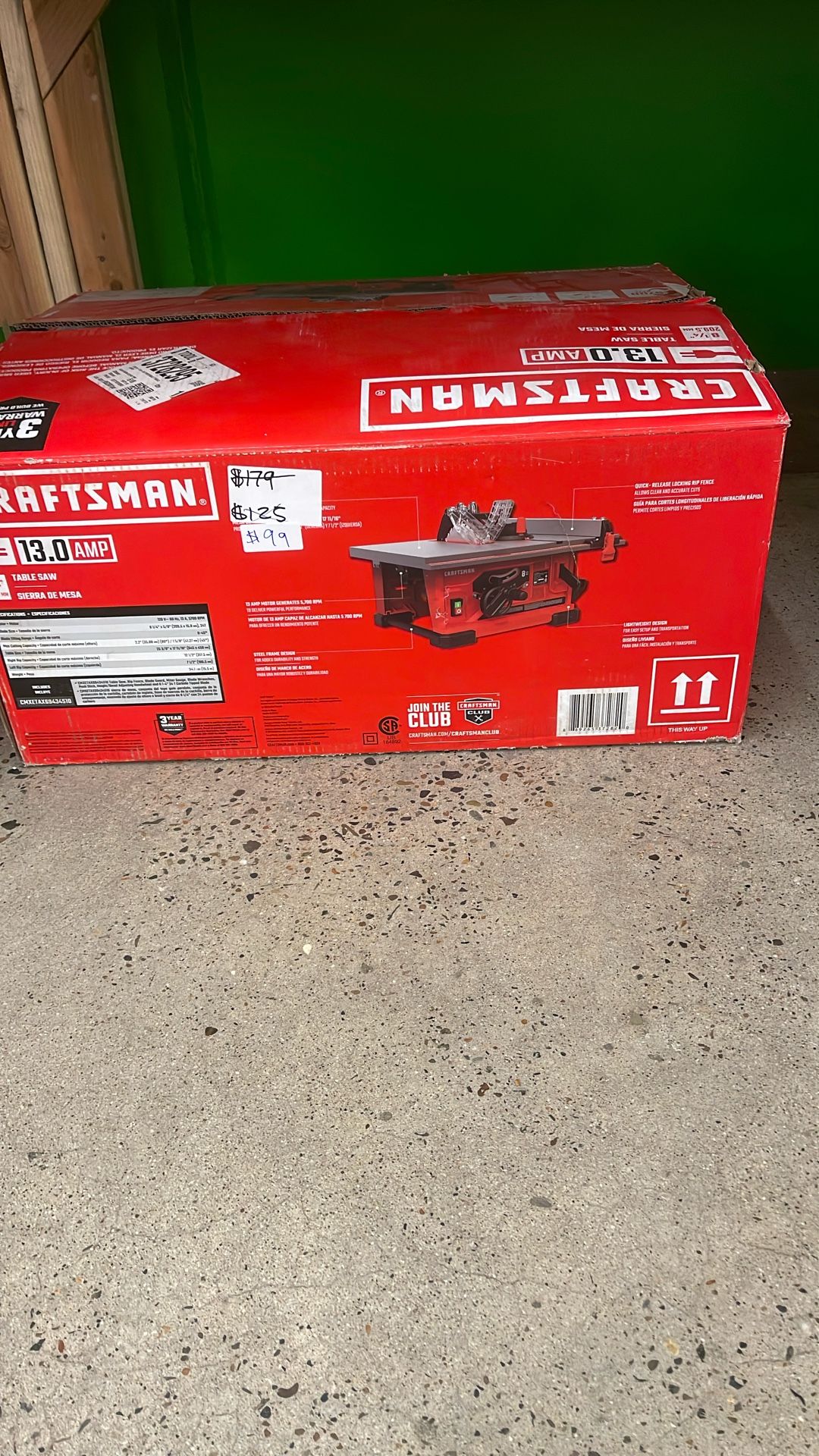 Craftsman Table Saw