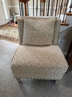 Two upholstered chairs