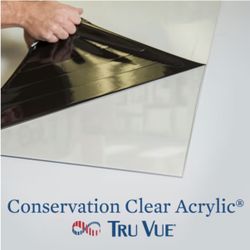99% UV clear acrylic For Poster or Art Framing (True Vue) - 2 Sizes
