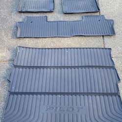 Honda Pilot Rubber Mats OEM 2016-2021