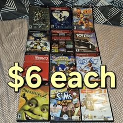 Ps2 Playstation 2 Games $6 Each 👇👇