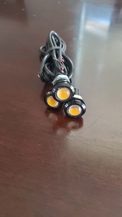 Raptor style amber led lights 3x