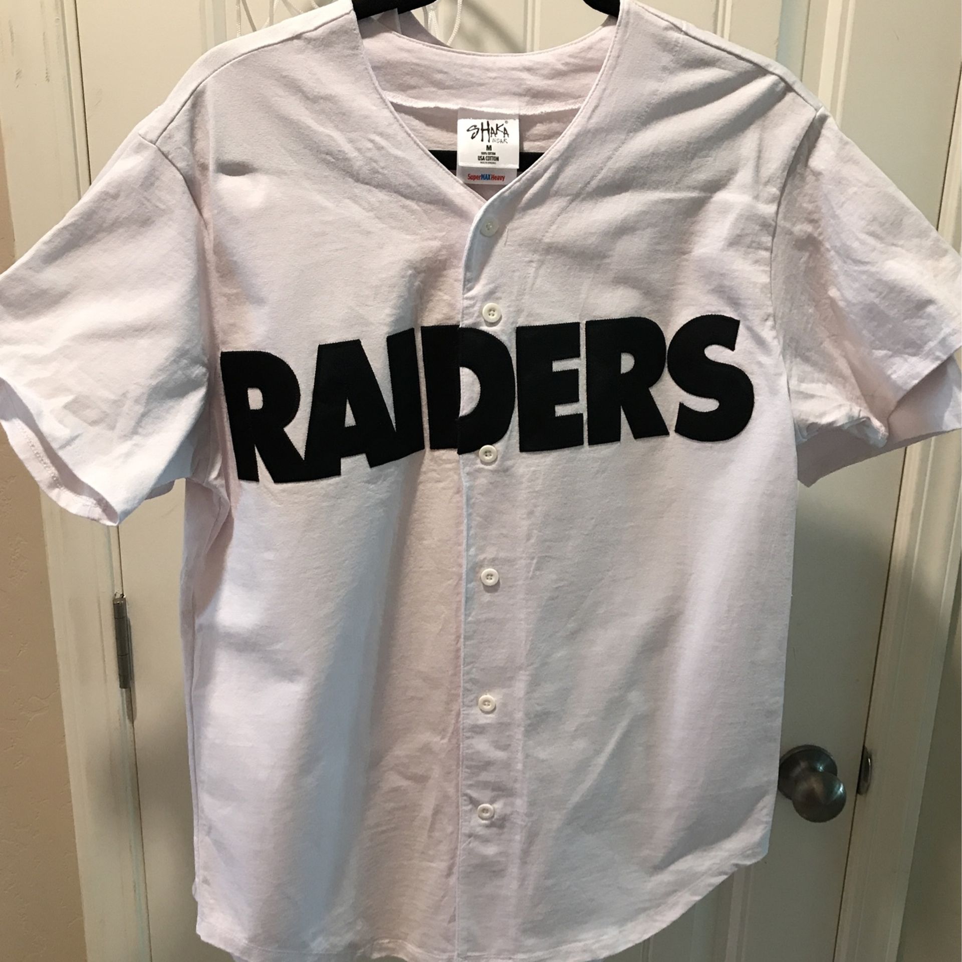 Las Vegas Raiders Baseball Jersey