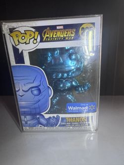 Funko Pop! Vinyl: Marvel - Thanos - (Blue , Chrome) - Walmart (Exclusive) #289 Figure