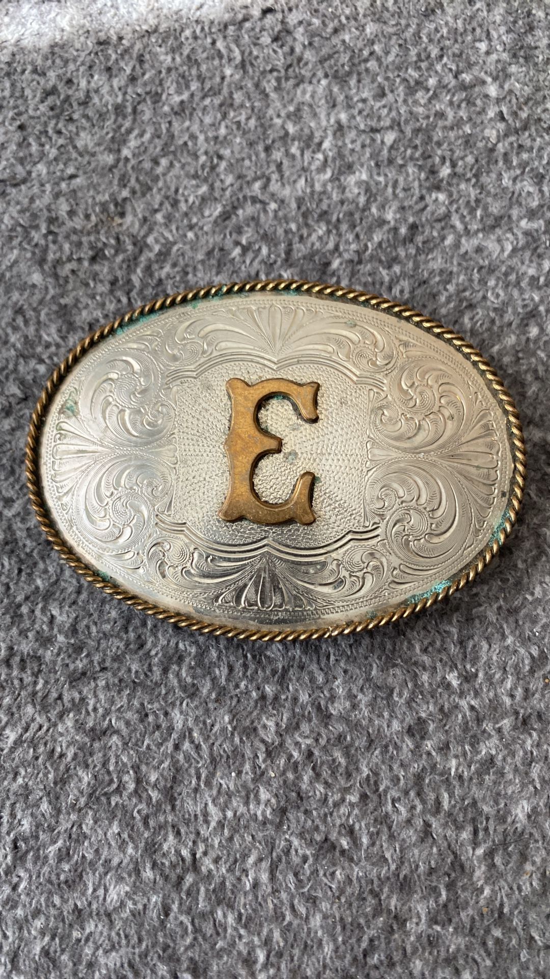 Chambers Nevada Silver Belt Buckle