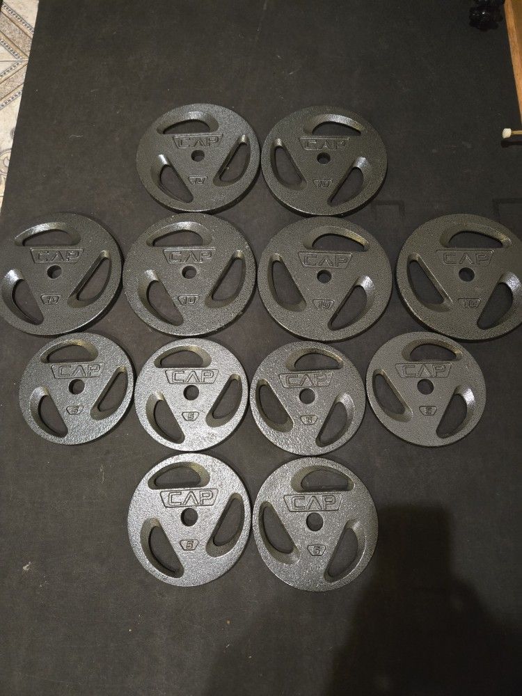 Open Box CAP 5lb And 10lb Weight Plates