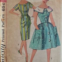 1960s Simplicity 3946 Size 16/Juniors *UNCUT/FF