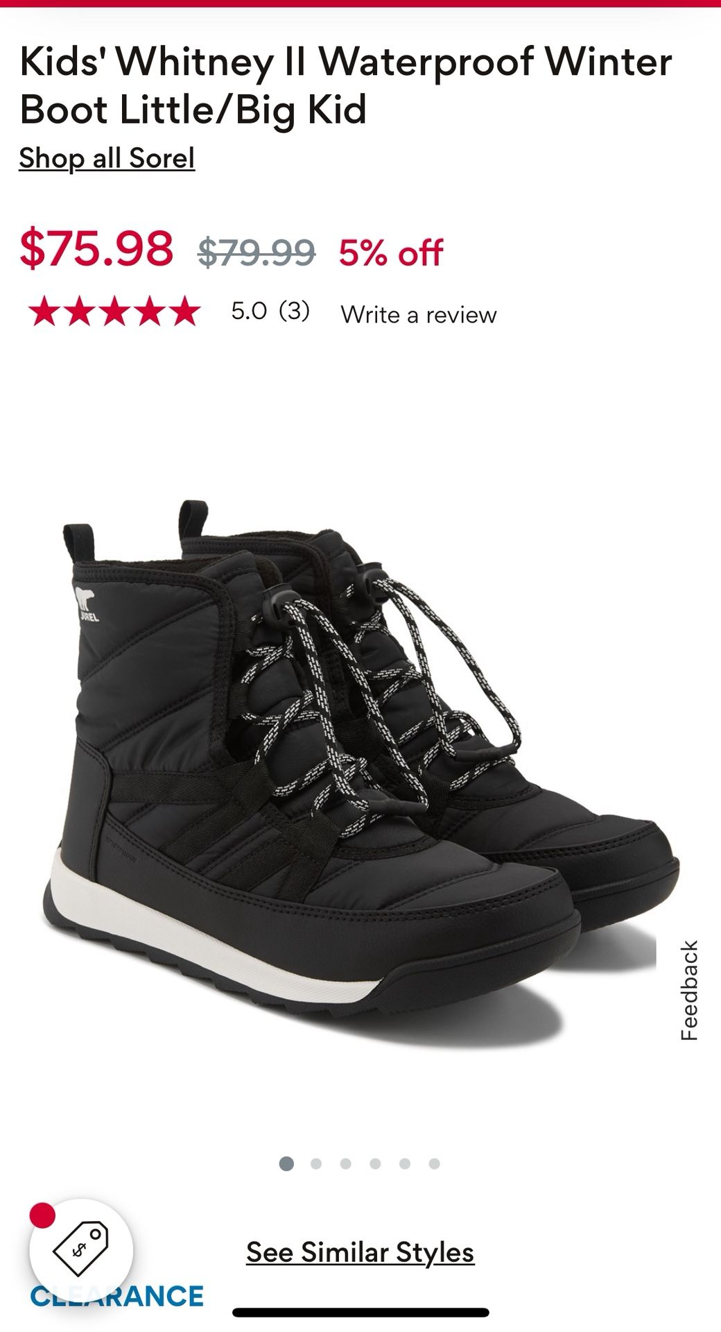 Kids Sorel Boots