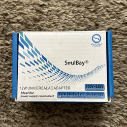 SoulBay 12W Universal Multi Voltage AC/DC Adapter