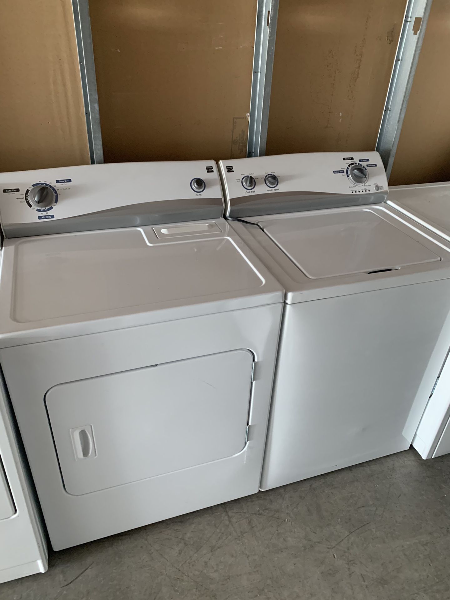 Kenmore washer & dryer set