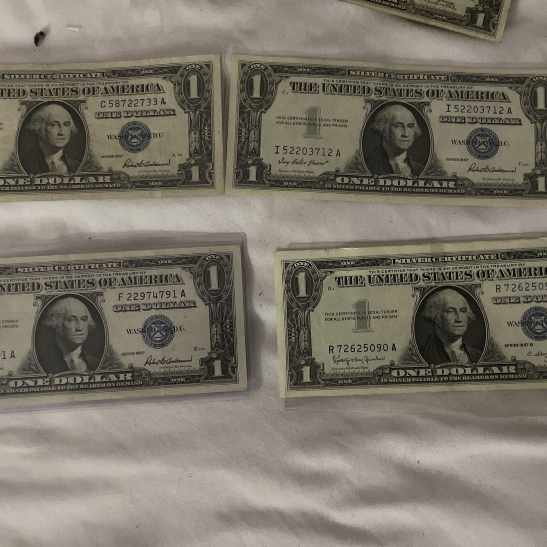 Uncirculated silver certificate