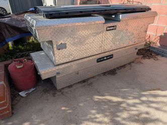 ⛓️⚙️🛠️⚒️🦺Two Utility Bed Tool Boxes Heavy Durable