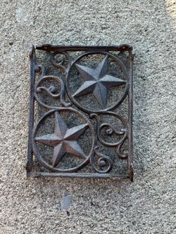 Cast Iron Star Shelf Bracket