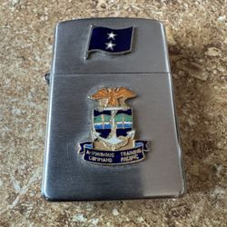 Vintage Amphibious Training Command Pacific Zippo Marksman Japan Mini Lighter