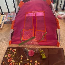 Doll Tent And Accessories 