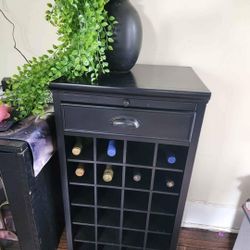 2 Wine Storage Units With Drawers