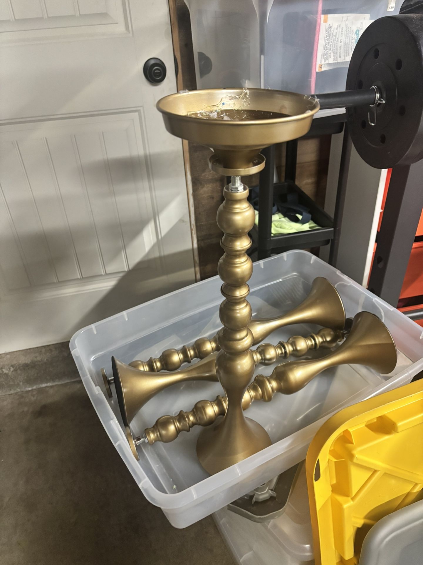 Gold Center Pieces