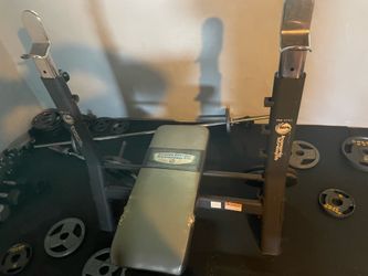Bench set with a arm curl