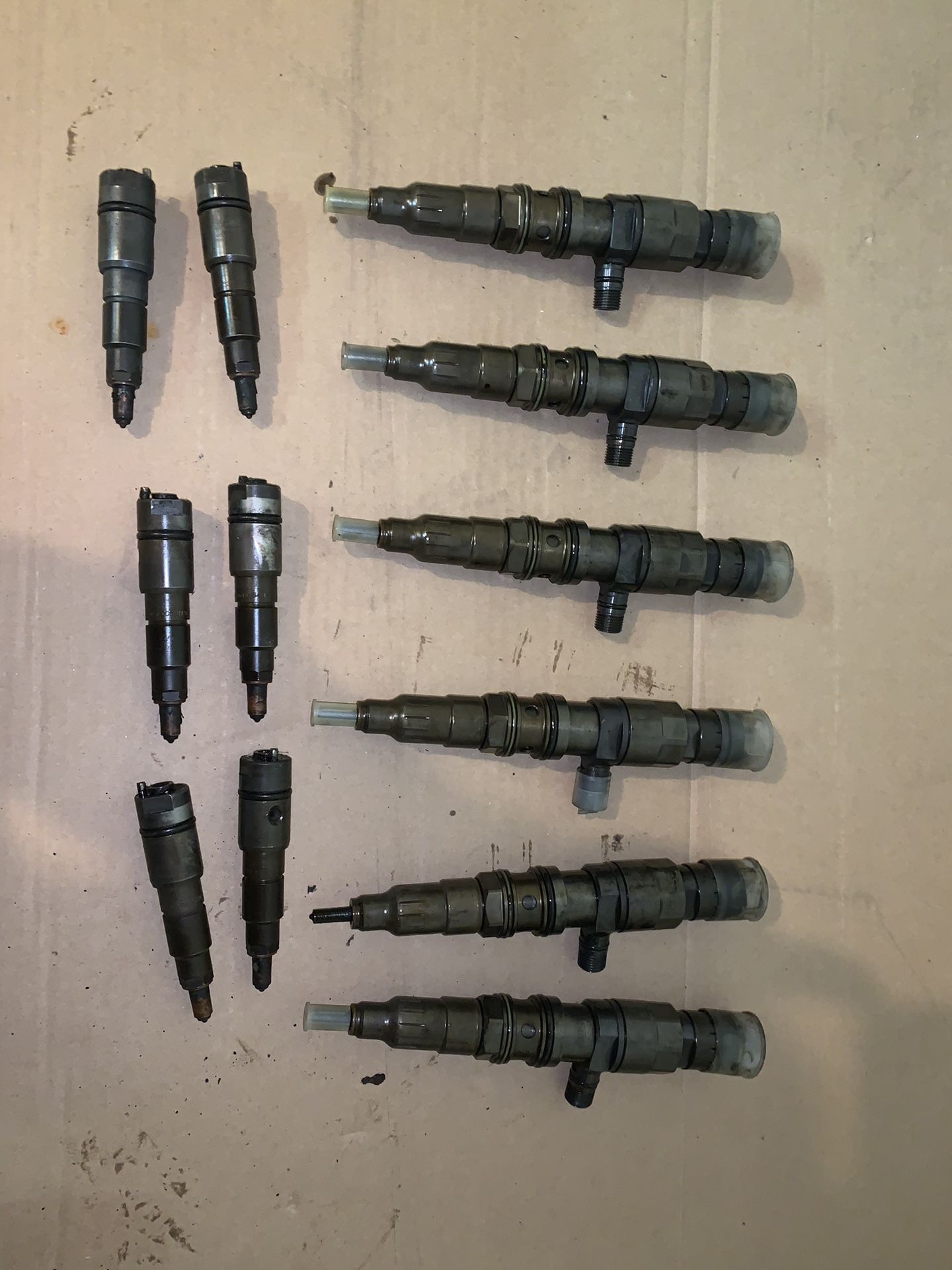 Diesel fuel injector cores for sale.