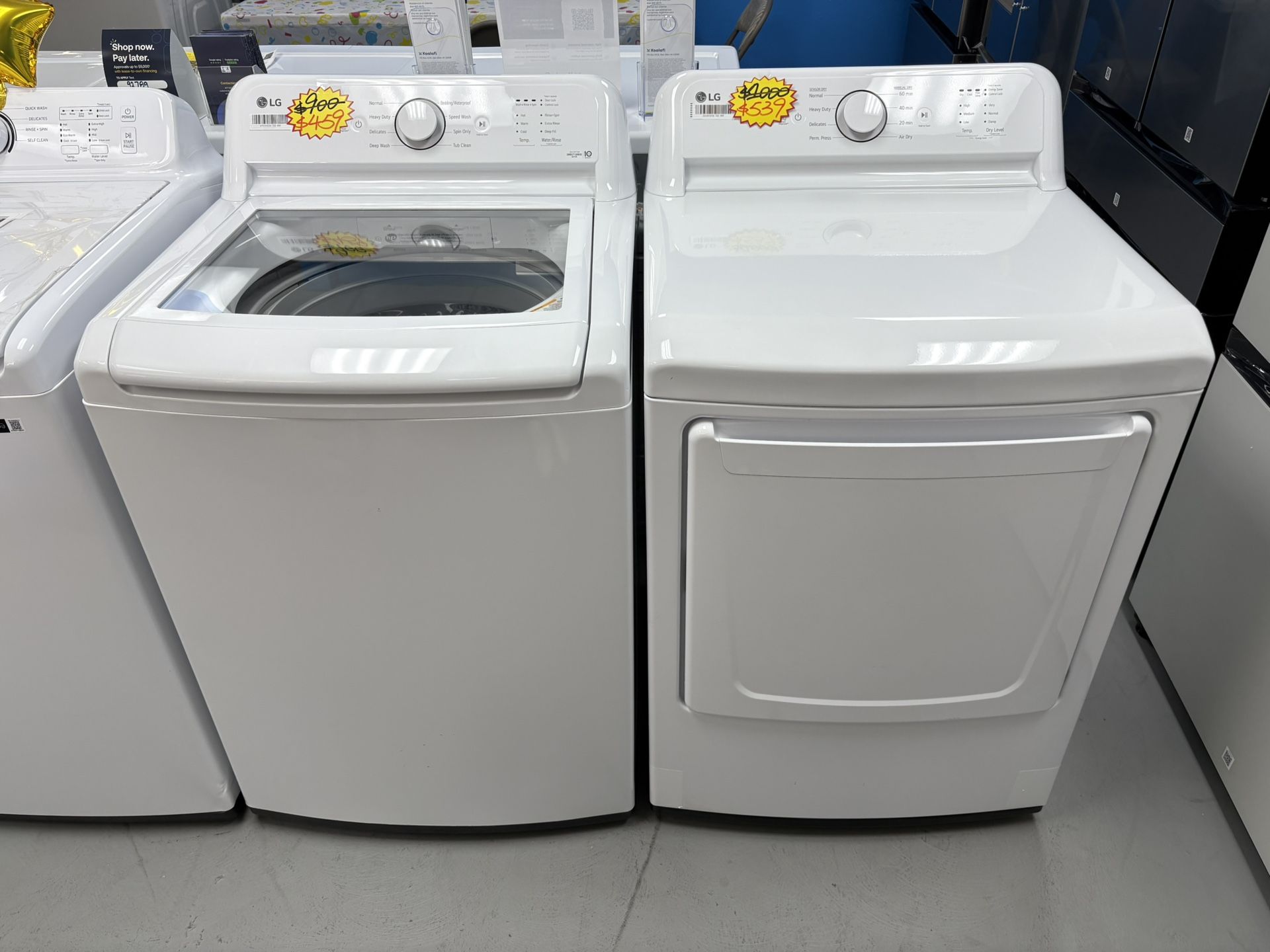 LG Top Load Washer and Gas Dryer Set🔥