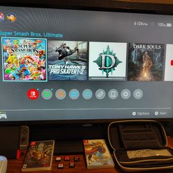 Limited edition super smash bros ultimate OLED Nintendo switch