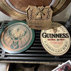 Lot(3) Retro Alcohol Signage.50$ Firm