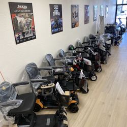 New & Pre-Owned 3 and 4 Wheel Scooters and Power Wheelchairs 