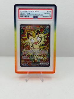 2026 Pokémon Meowth ex Perfect Order SIR PSA 10