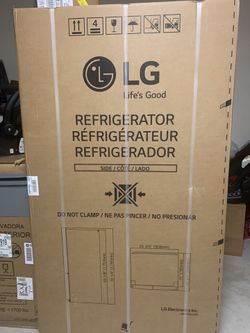 *BRAND NEW LG SMART DOOR REFRIGERATOR STAINLESS STEEL *