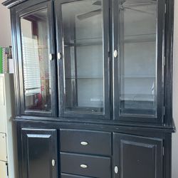 China Cabinet Hutch 