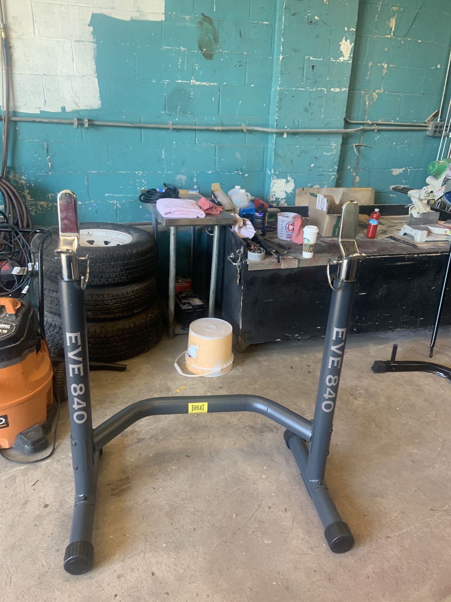 Weights and gym equipment