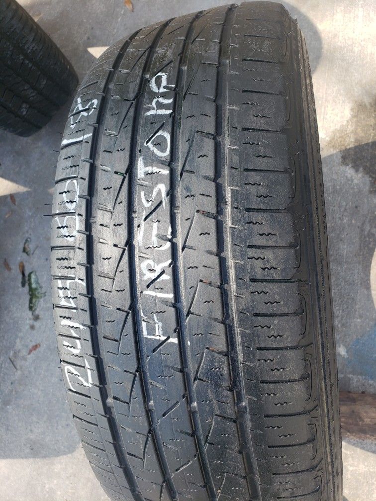 1 Used Tires 245 60 18 Firestone