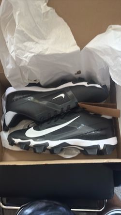 Nike Football Cleats Black and White
