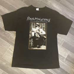 Vtg Paul McCartney Chaos And Creation In The Backyard Tour T Shirt Medium