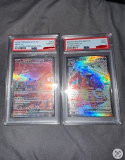 Mew ex and charizard ex Pokemon
